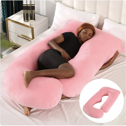 Maternity Pillow Waist Support Side Sleeping Slope Pillow J-type