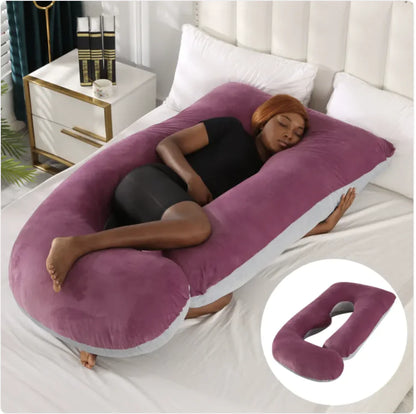 Maternity Pillow Waist Support Side Sleeping Slope Pillow J-type