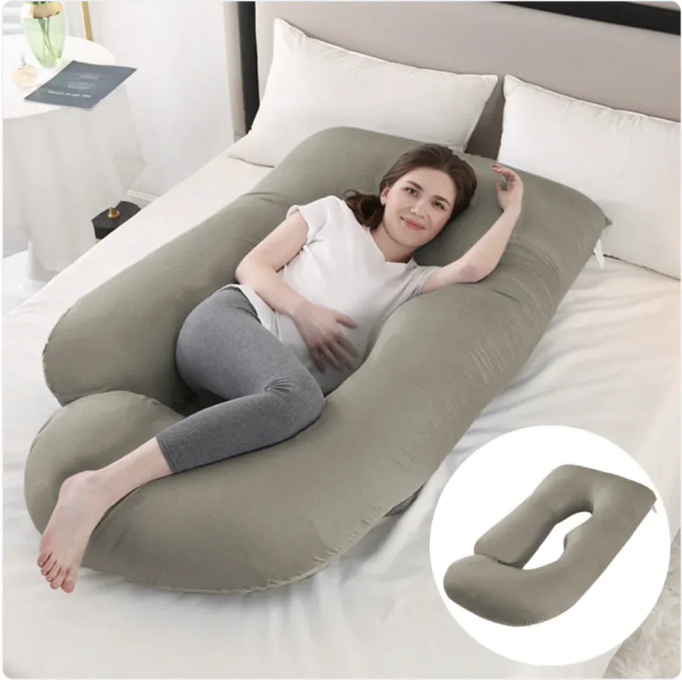 Maternity Pillow Waist Support Side Sleeping Slope Pillow J-type