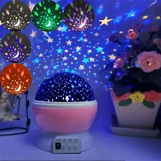 Galaxy Projector Starry Sky Rotating LED Night Light Planetarium Children Bedroom Star Night Lights Moon Light Kids Gift Lam