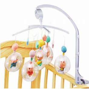 Box Bed Bell Hanging Toys Holder Bracket Infant Crib Toy Gift