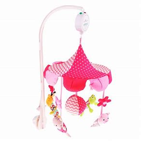 Box Bed Bell Hanging Toys Holder Bracket Infant Crib Toy Gift