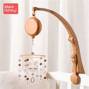 Box Bed Bell Hanging Toys Holder Bracket Infant Crib Toy Gift