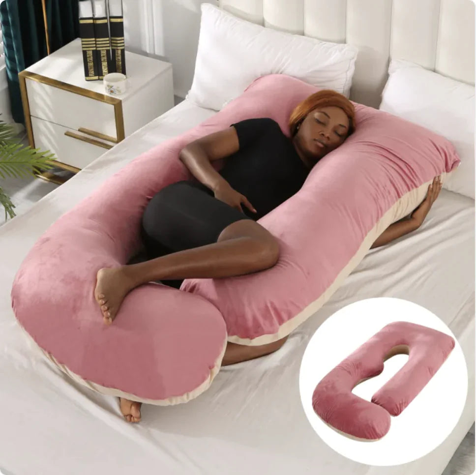 Maternity Pillow Waist Support Side Sleeping Slope Pillow J-type