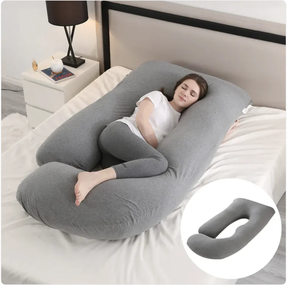 Maternity Pillow Waist Support Side Sleeping Slope Pillow J-type