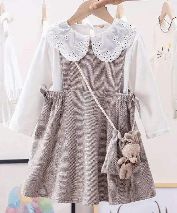 Spring And Autumn New Children Dress