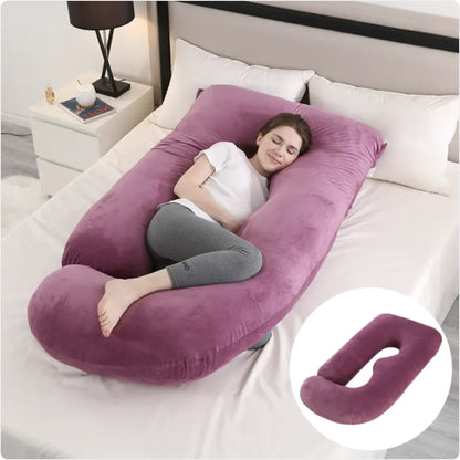 Maternity Pillow Waist Support Side Sleeping Slope Pillow J-type