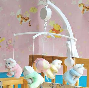 Box Bed Bell Hanging Toys Holder Bracket Infant Crib Toy Gift