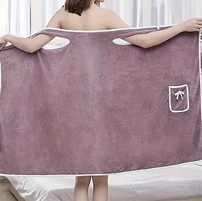 Women Bath Towels Girls Wearable 140*85Cm