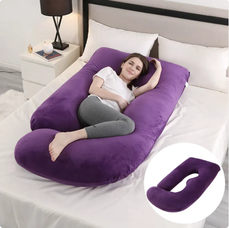 Maternity Pillow Waist Support Side Sleeping Slope Pillow J-type